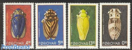 Faroe Islands 1995 Insects 4v, Mint NH, Nature - Insects - Autres & Non Classés