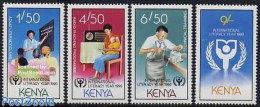 Kenia 1990 Int. Illiteracy Year 4v, Mint NH, Science - Education - Sonstige & Ohne Zuordnung