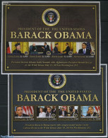 Sierra Leone 2011 Barack Obama 8v (2 M/s), Mint NH, History - American Presidents - Autres & Non Classés