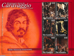 Gambia 2010 Caravaggio 4v M/s, Mint NH, Art - Paintings - Gambie (...-1964)