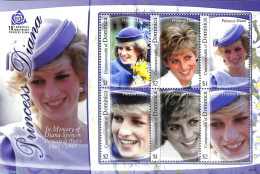 Dominica 2007 Princess Diana 6v M/s, Mint NH, History - Charles & Diana - Kings & Queens (Royalty) - Case Reali