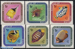 Maldives 1970 Fish 6v, Mint NH, Nature - Fish - Fishes