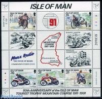 Isle Of Man 1991 Tourist Trophy S/s, Mint NH, Sport - Transport - Sport (other And Mixed) - Motorcycles - Motorfietsen