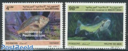 Mauritania 1986 Fish 2v, Mint NH, Nature - Fish - Fische