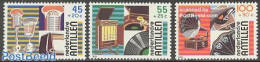 Netherlands Antilles 1984 Cultural Welfare, Music 3v, Mint NH, Performance Art - Music - Radio And Television - Música