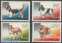 Netherlands Antilles 1994 Dogs 4v, Mint NH, Nature - Dogs - Autres & Non Classés