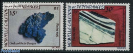 New Caledonia 1982 Minerals 2v, Mint NH, History - Geology - Unused Stamps
