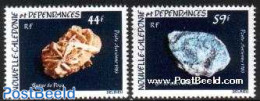 New Caledonia 1983 Minerals 2v, Mint NH, History - Geology - Unused Stamps