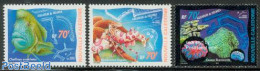New Caledonia 2000 Noumea Aquarium 3v, Mint NH, Nature - Fish - Unused Stamps
