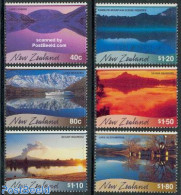 New Zealand 2000 Scenic Reflections 6v, Mint NH, History - Sport - Transport - Various - Geology - Mountains & Mountai.. - Neufs