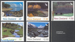 New Zealand 2003 Landscapes 5v, Mint NH, History - Nature - Sport - Various - Geology - Shells & Crustaceans - Trees &.. - Ongebruikt