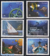 Portugal 1998 World Expo 6v, Mint NH, Nature - Sport - Transport - Various - Fish - Diving - Ships And Boats - World E.. - Ongebruikt