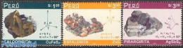 Peru 2002 Minerals 3v, Mint NH, History - Geology - Autres & Non Classés