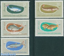 Vietnam 1963 Fish 5v, Mint NH, Nature - Fish - Peces