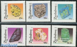 Zimbabwe 1993 Minerals 6v, Mint NH, History - Geology - Zimbabwe (1980-...)