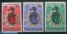 Cook Islands 1985 Pacific Conference 3v, Mint NH, Nature - Fish - Fishes