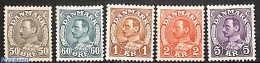 Denmark 1934 Definitives 5v, Mint NH - Neufs