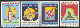 Denmark 1996 Copenhagen European Cultural Capital 4v, Mint NH, History - Religion - Europa Hang-on Issues - Churches, .. - Unused Stamps