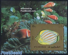 Fujeira 1972 Fish S/s, Mint NH, Nature - Fish - Poissons