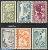 Greece 1951 Marshall Plan 6v, Mint NH, History - Nature - Religion - Various - Europa Hang-on Issues - Fishing - Sea M.. - Neufs