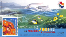 Hong Kong 2000 Hong Kong, Corals S/s, Mint NH, Nature - Fish - Sea Mammals - Shells & Crustaceans - Ungebraucht