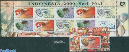 Indonesia 1997 3 Tahun Lagi 2 S/s, Mint NH, History - Geology - Indonesia