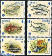 Jersey 1998 International Ocean Year 6v, Mint NH, Nature - Fish - Peces