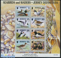 Jersey 1997 Sea Birds 8v M/s, Mint NH, Nature - Birds - Jersey