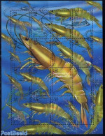 Kuwait 1997 Marine Life 16v M/s, Mint NH, Nature - Fish - Crabs And Lobsters - Peces