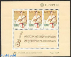 Madeira 1985 Europa, Music S/s, Mint NH, History - Performance Art - Various - Europa (cept) - Music - Costumes - Música