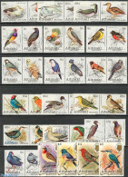 Aitutaki 1981 Definitives, Birds 36v (4v+16x[:]), Mint NH, Nature - Birds - Birds Of Prey - Owls - Parrots - Kingfishe.. - Aitutaki