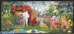 Australia 1996 Swanpex S/s, Mint NH, Nature - Animals (others & Mixed) - Birds - Cats - Dogs - Horses - Turtles - Phil.. - Nuevos