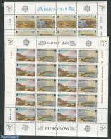 Isle Of Man 1986 Europa 2 M/ss, Mint NH, History - Nature - Europa (cept) - Birds - Environment - Protezione Dell'Ambiente & Clima