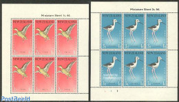 New Zealand 1959 Health 2 M/s, Mint NH, Health - Nature - Health - Birds - Ungebraucht