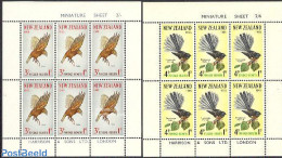 New Zealand 1965 Birds, 2 M/s, Mint NH, Nature - Birds - Unused Stamps