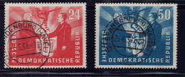 DDR Michel Nummer 284 + 285 Gestempelt - Other & Unclassified