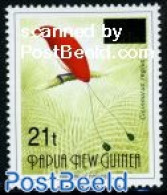 Papua New Guinea 1995 Overprint 1v (t On Original Stamp), Mint NH, Nature - Birds - Papoea-Nieuw-Guinea