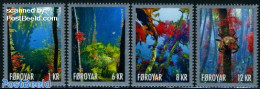 Faroe Islands 2010 Underwater World 4v, Mint NH, Nature - Fish - Fishes