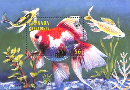Grenada Grenadines 1998 Ocean Year S/s, Goldfish, Mint NH, Nature - Fish - Peces