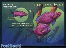 Grenada Grenadines 2000 Tropical Fish S/s, Psendanthias Tuka, Mint NH, Nature - Fish - Fishes