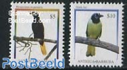 Antigua & Barbuda 2003 Definitives, Birds 2v ($5,$10), Mint NH, Nature - Birds - Antigua Et Barbuda (1981-...)