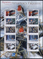 Isle Of Man 2004 Christmas S/s, Mint NH, Nature - Religion - Birds - Christmas - Navidad