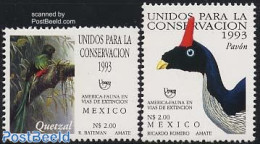 Mexico 1993 UPAEP, Birds 2v, Mint NH, Nature - Birds - U.P.A.E. - Mexico