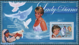 Guinea, Republic 2006 Lady Diana S/s, Mint NH, History - Nature - Charles & Diana - Kings & Queens (Royalty) - Birds - Royalties, Royals