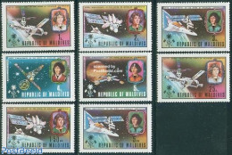Maldives 1974 Copernicus 8v, Mint NH, Science - Transport - Astronomy - Space Exploration - Astrologia