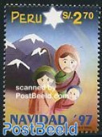 Peru 1997 Christmas 1v, Mint NH, Religion - Christmas - Noël