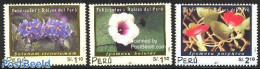 Peru 2002 Tuberculosis 3v, Mint NH, Health - Nature - Health - Flowers & Plants - Other & Unclassified