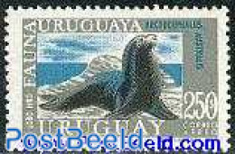 Uruguay 1970 Sea Lion 1v, Mint NH, Nature - Animals (others & Mixed) - Sea Mammals - Uruguay