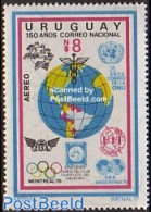 Uruguay 1977 Urexpo 1v, Mint NH, Sport - Various - Olympic Games - Philately - U.P.U. - Maps - U.P.U.