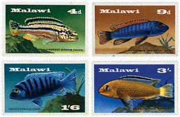 91934 MNH MALAWI 1967 PECES DE MALAWI - Malawi (1964-...)